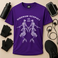 Goth Punk Siren Mermaid Skeleton Sirenum Scopuli Skull Performance Shirt