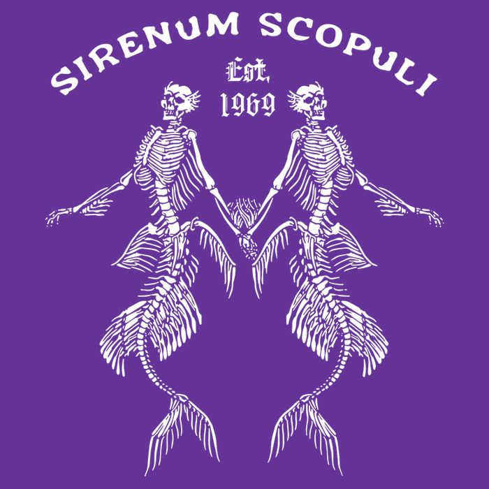 Goth Punk Siren Mermaid Skeleton Sirenum Scopuli Skull Youth Performance Sprint T-Shirt