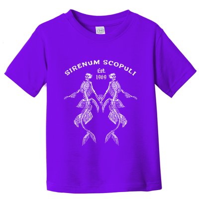 Goth Punk Siren Mermaid Skeleton Sirenum Scopuli Skull Toddler T-Shirt