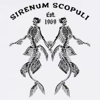Goth Punk Siren Mermaid Skeleton Sirenum Scopuli Skull Garment-Dyed Sweatshirt
