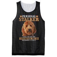 Goldendoodle Personal Stalker Funny Golden Doodle Mom Mesh Reversible Basketball Jersey Tank