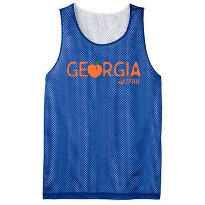 Georgia Peach State Est. 1788 Mesh Reversible Basketball Jersey Tank