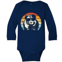 Guinea Pig Shirts Guinea Pig Lover Tee Retro Guinea Pig Baby Long Sleeve Bodysuit