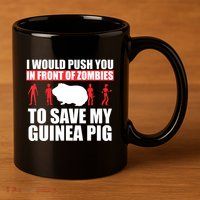 Guinea Pig Shirts Save My Pet Guinea Pig 11oz C Handle Ceramic Mug
