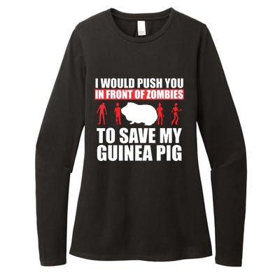 Guinea Pig Shirts Save My Pet Guinea Pig Womens CVC Long Sleeve Shirt