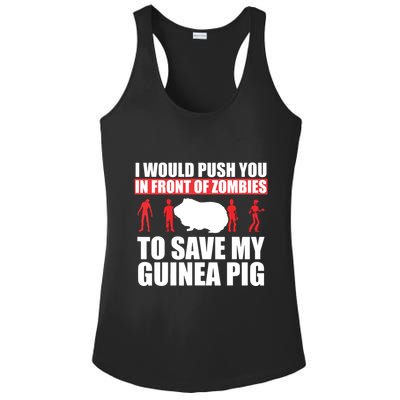 Guinea Pig Shirts Save My Pet Guinea Pig Ladies PosiCharge Competitor Racerback Tank