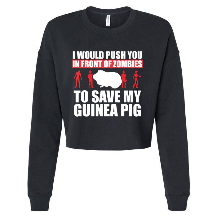 Guinea Pig Shirts Save My Pet Guinea Pig Cropped Pullover Crew