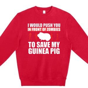 Guinea Pig Shirts Save My Pet Guinea Pig Premium Crewneck Sweatshirt