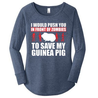 Guinea Pig Shirts Save My Pet Guinea Pig Women's Perfect Tri Tunic Long Sleeve Shirt