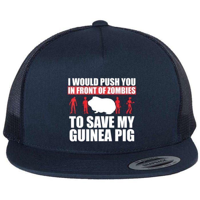 Guinea Pig Shirts Save My Pet Guinea Pig Flat Bill Trucker Hat