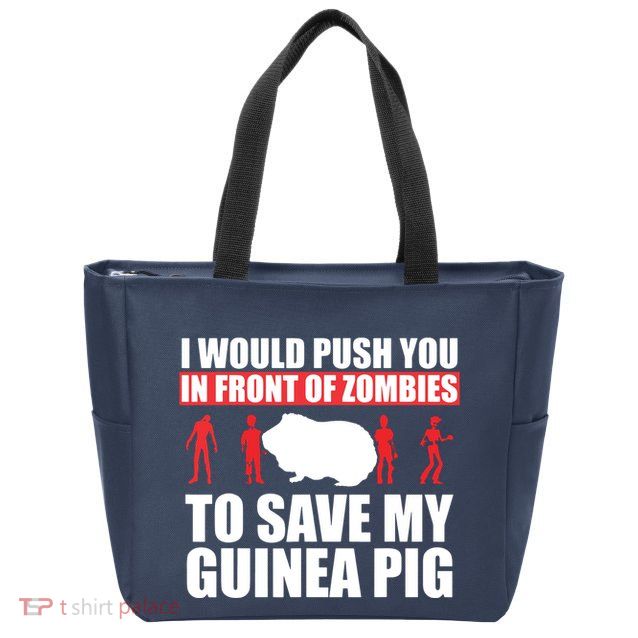 Guinea Pig Shirts Save My Pet Guinea Pig Zip Tote Bag