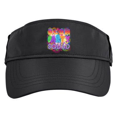 Glow Party Squad Girls Glow Funny Retro Party Lover Gift Adult Drive Performance Visor