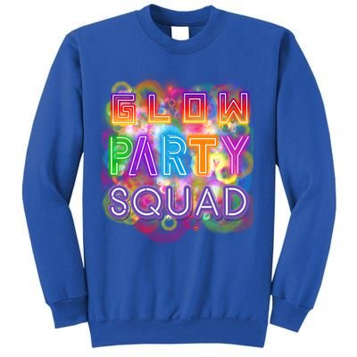 Glow Party Squad Girls Glow Funny Retro Party Lover Gift Sweatshirt