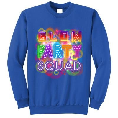 Glow Party Squad Girls Glow Funny Retro Party Lover Gift Sweatshirt