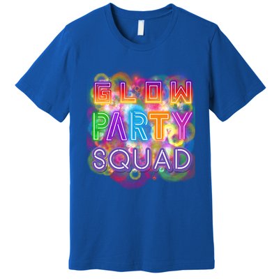 Glow Party Squad Girls Glow Funny Retro Party Lover Gift Premium T-Shirt