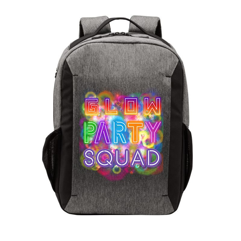 Glow Party Squad Girls Glow Funny Retro Party Lover Gift Vector Backpack