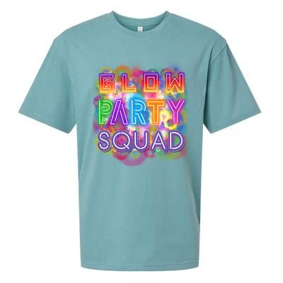 Glow Party Squad Girls Glow Funny Retro Party Lover Gift Sueded Cloud Jersey T-Shirt