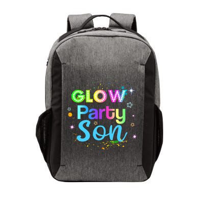 Glow Party Squad Son Paint Splatter Glow Party Matching Funny Gift Vector Backpack