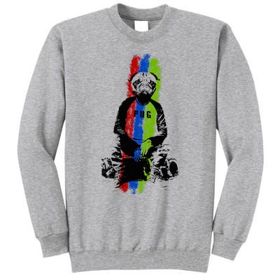 Good Pug Sitting Art Tall Sweatshirt