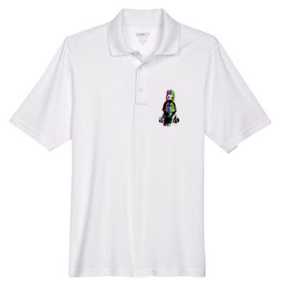 Good Pug Sitting Art Men's Origin Performance Piqué Polo