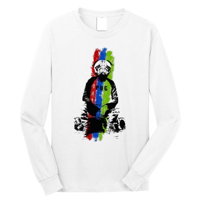 Good Pug Sitting Art Long Sleeve Shirt