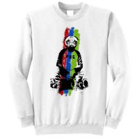 Good Pug Sitting Art Sweatshirt