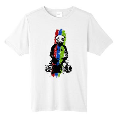 Good Pug Sitting Art Tall Fusion ChromaSoft Performance T-Shirt