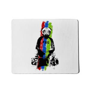 Good Pug Sitting Art Mousepad