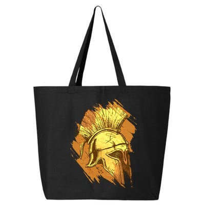 Grunge Painted Spartan Gladiator Warrior Helmet 25L Jumbo Tote