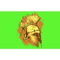 Grunge Painted Spartan Gladiator Warrior Helmet Bumper Sticker