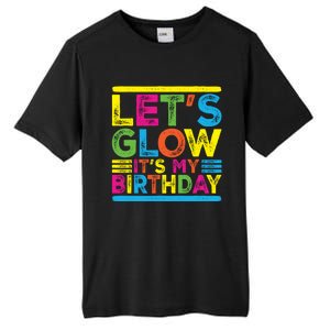 Glow Party Squad Let's Glow Party Birthday Night Matching Gift Tall Fusion ChromaSoft Performance T-Shirt