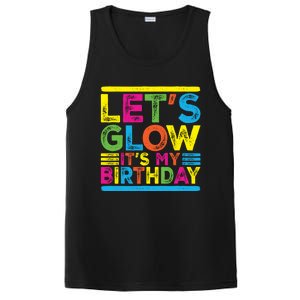 Glow Party Squad Let's Glow Party Birthday Night Matching Gift PosiCharge Competitor Tank