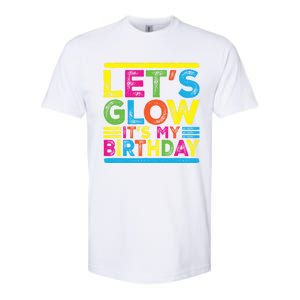 Glow Party Squad Let's Glow Party Birthday Night Matching Gift Softstyle CVC T-Shirt