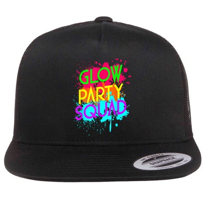 Glow Party Squad Funny Halloween Group Gift Flatbill Hat