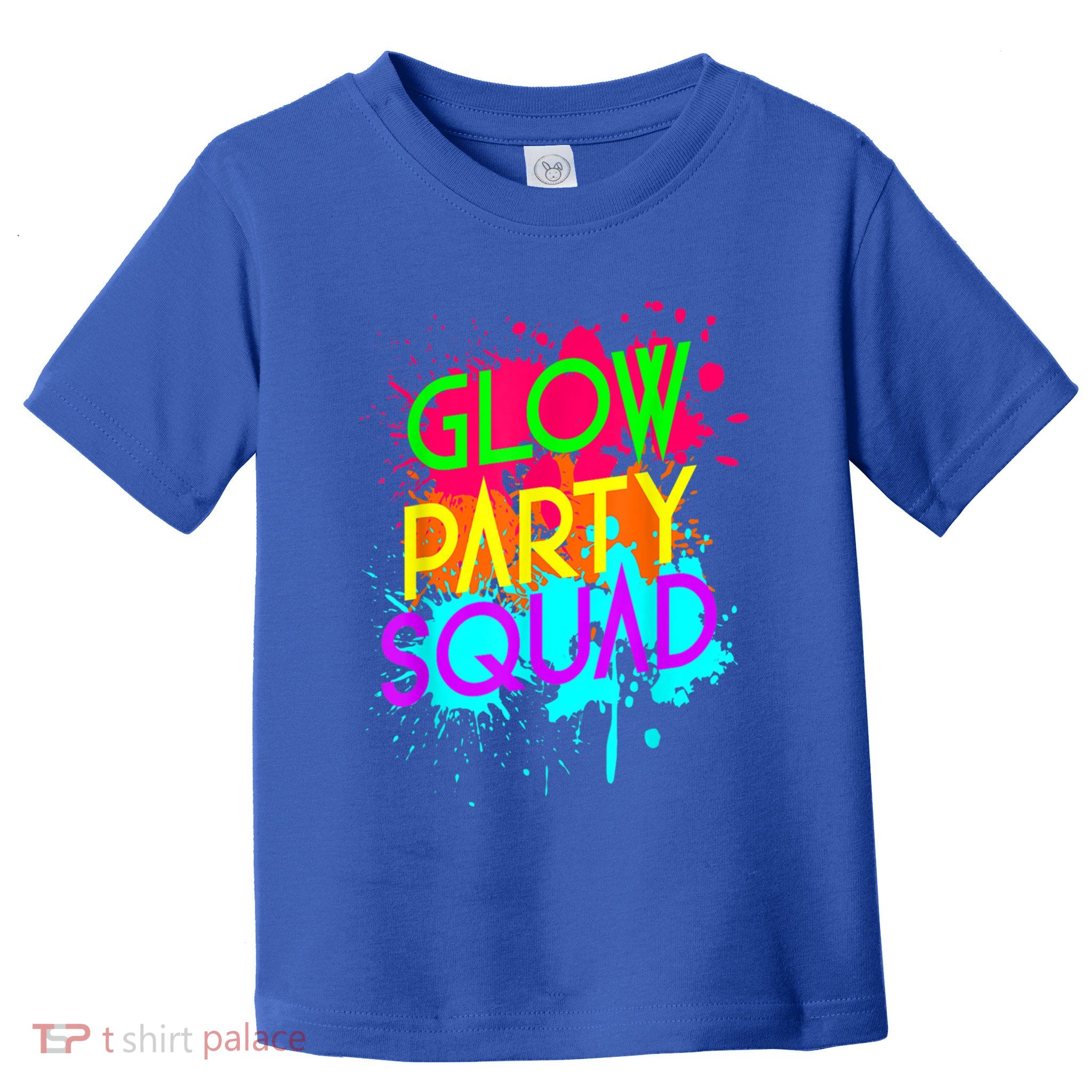 Glow Party Squad Funny Halloween Group Gift Toddler T-Shirt