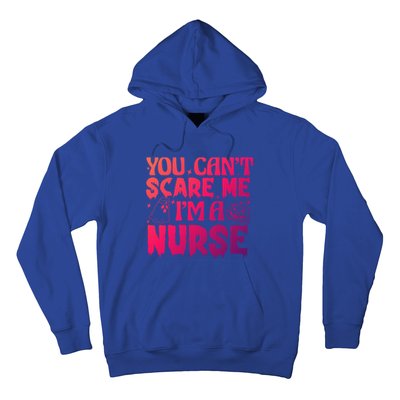 Ghost Pumpkin Spooky Halloween You Cant Scare Me Im A Nurse Great Gift Hoodie