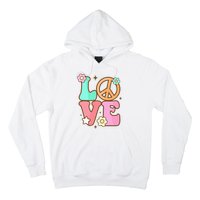 Groovy Peace Sign Love Costume for 60s 70s Theme Party Hoodie