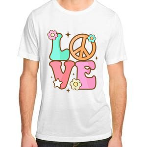 Groovy Peace Sign Love Costume for 60s 70s Theme Party Adult ChromaSoft Performance T-Shirt