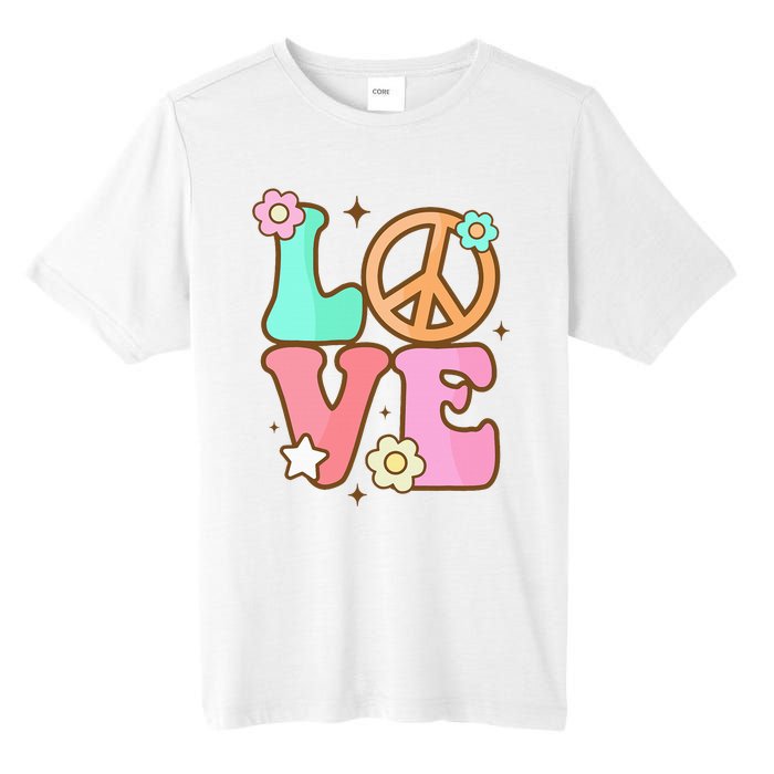 Groovy Peace Sign Love Costume for 60s 70s Theme Party Tall Fusion ChromaSoft Performance T-Shirt