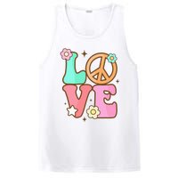 Groovy Peace Sign Love Costume for 60s 70s Theme Party PosiCharge Competitor Tank