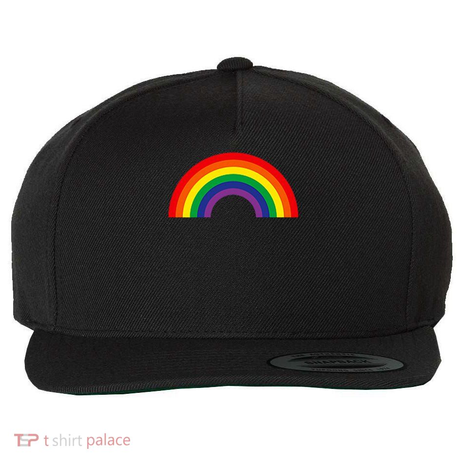 Gay Pride Stuff Rainbow Pocket Lgbt Pride Parade Wool Snapback Cap