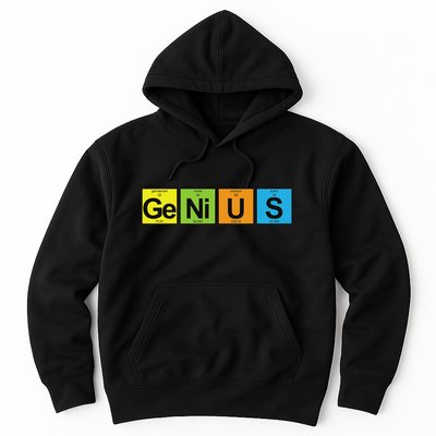 Genius Periodic Table Of Elements Hoodie