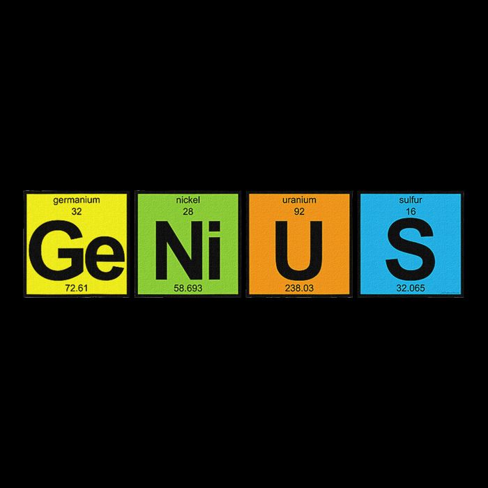 Genius Periodic Table Of Elements Mousepad