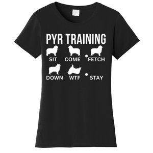 Great Pyrenees Training Pyr Dog Tricks Women's T-Shirt