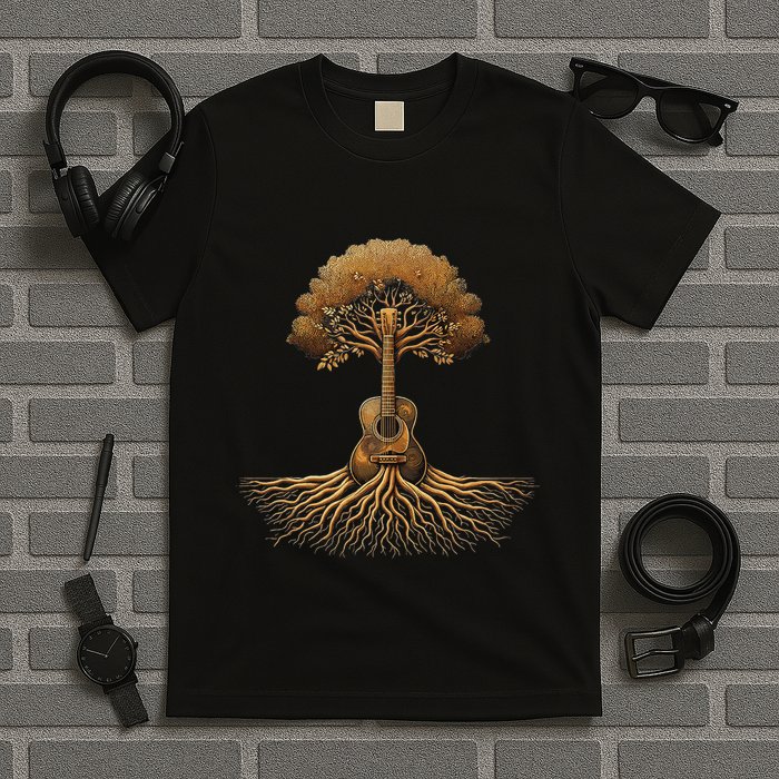 Guitar Player Tree Guitarist T-Shirt