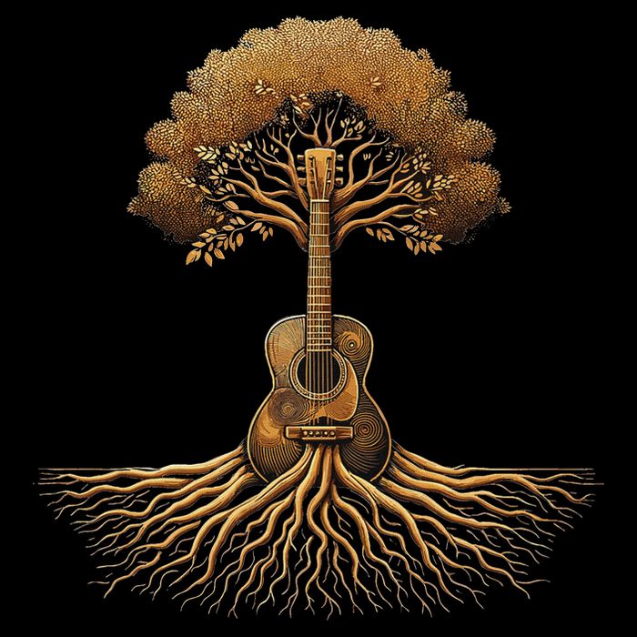 Guitar Player Tree Guitarist T-Shirt