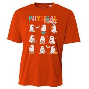 Ghost Physical Therapy Pt Physical Therapist Halloween Cooling Performance Crew T-Shirt