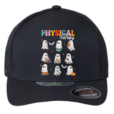 Ghost Physical Therapy Pt Physical Therapist Halloween Flexfit Unipanel Trucker Cap