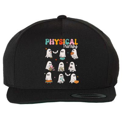 Ghost Physical Therapy Pt Physical Therapist Halloween Wool Snapback Cap