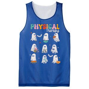 Ghost Physical Therapy Pt Physical Therapist Halloween Mesh Reversible Basketball Jersey Tank